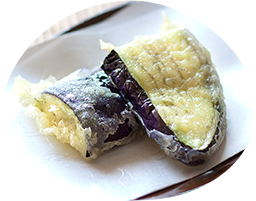 Zoshigaya eggplant tempura