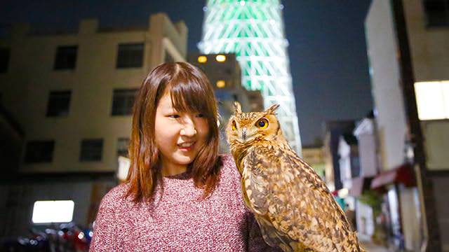 スカイツリーで記念撮影